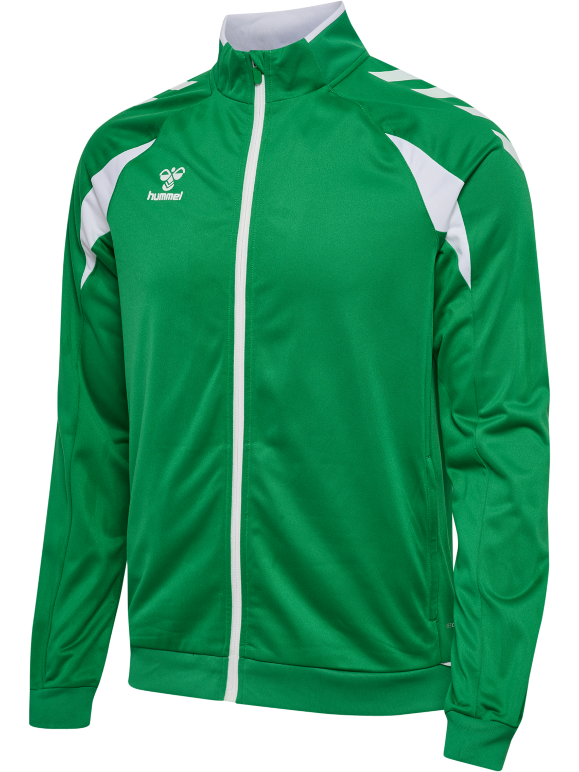 hmlCORE 2.0 TRACK ZIP JACKET, JELLY BEAN/WHITE, packshot