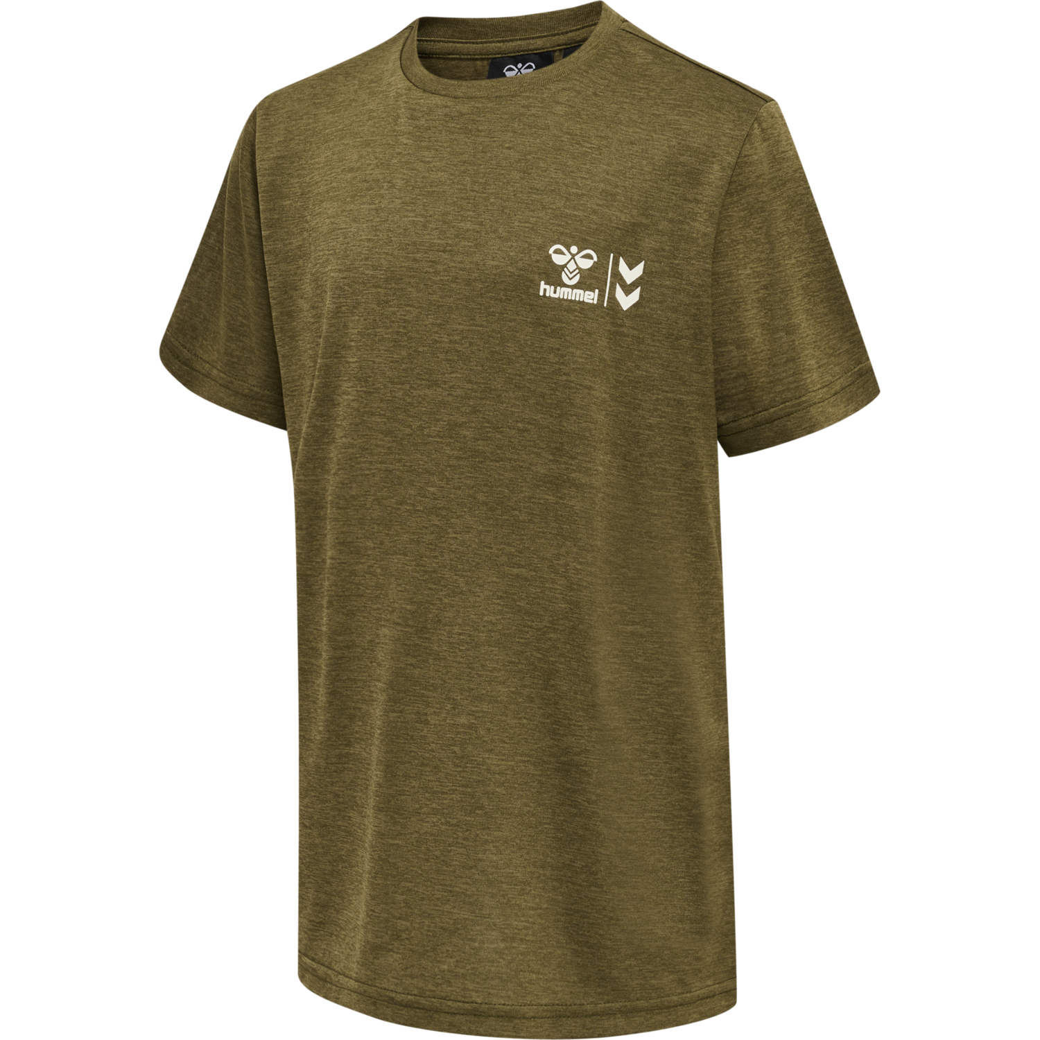 hmlMUSTRAL T-SHIRT S/S, DARK OLIVE, packshot