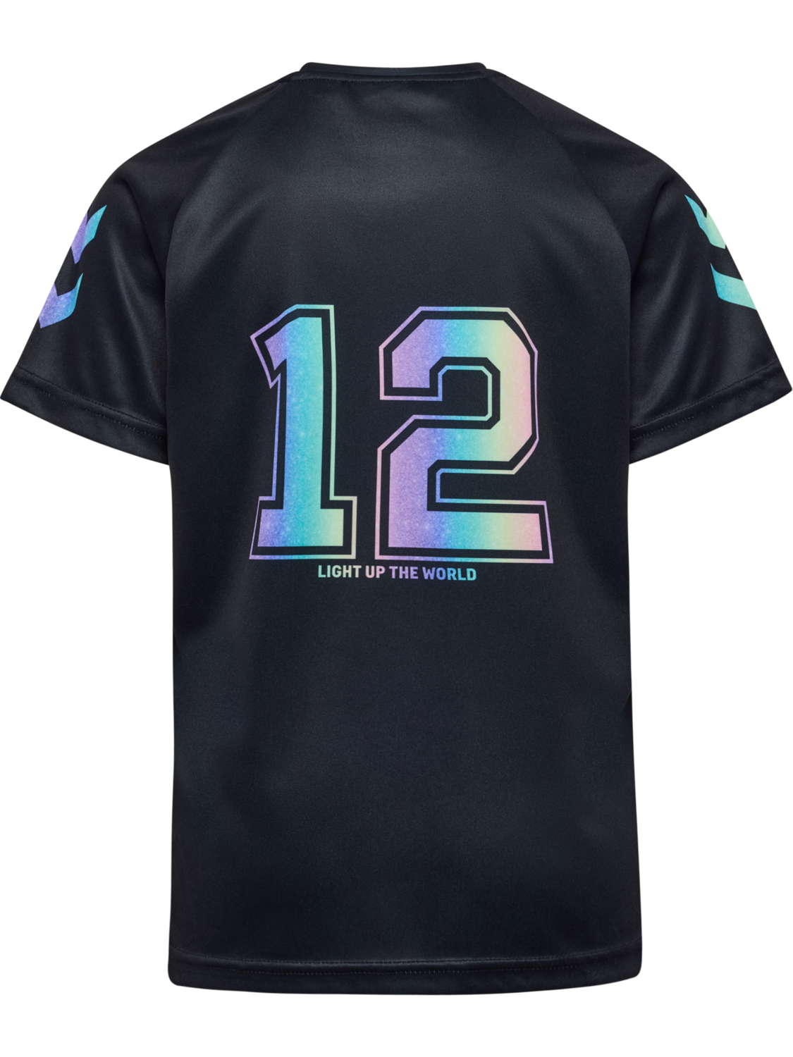 hmlSHIMMER T-SHIRT S/S, BLACK, packshot