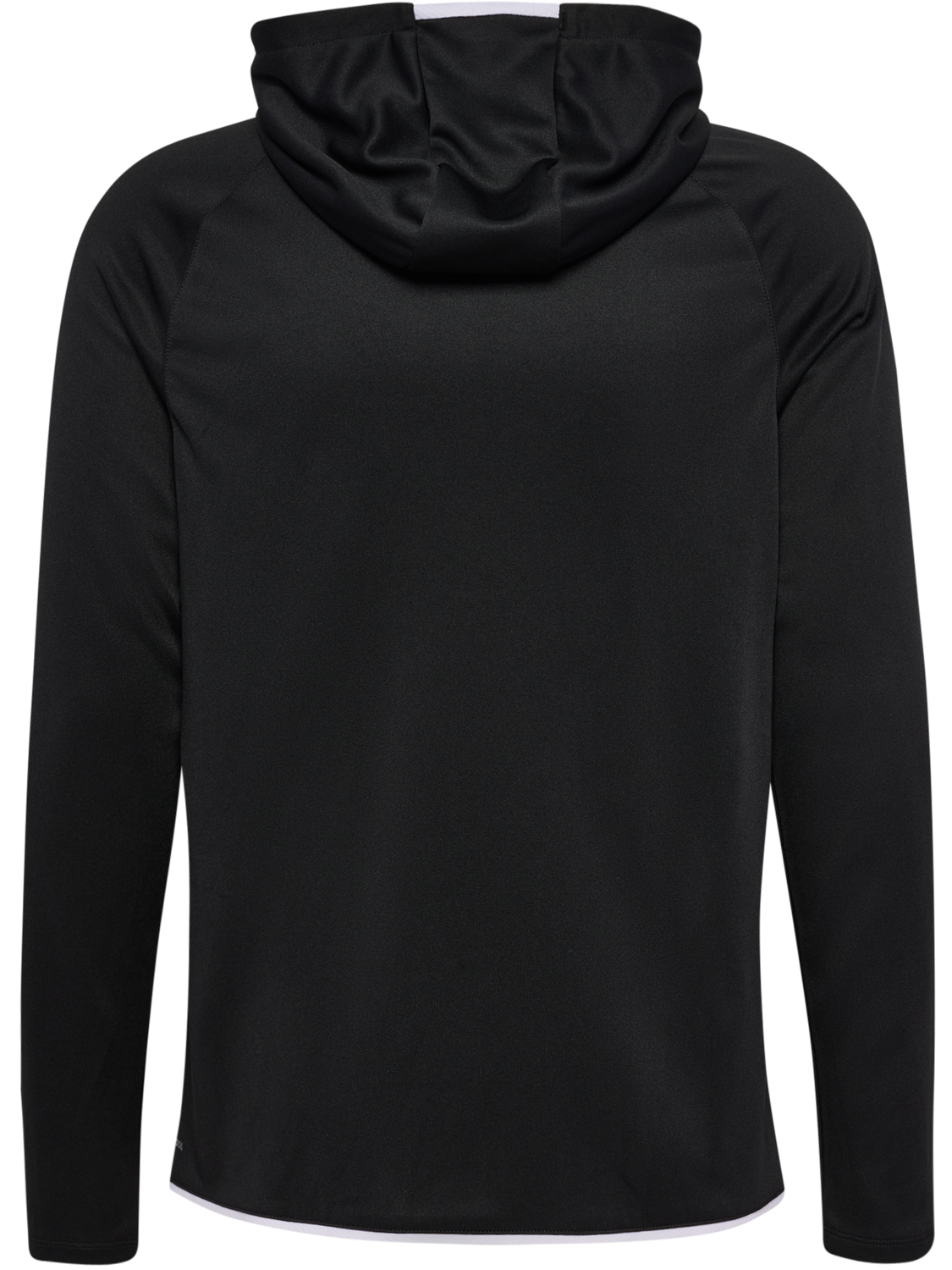 hmlCORE 2.0 ZIP HOODIE, BLACK/WHITE, packshot