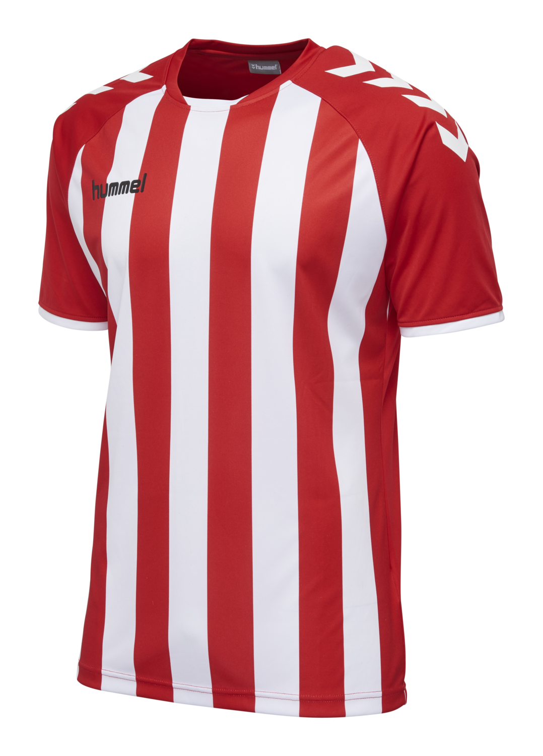 red and white soccer jersey
