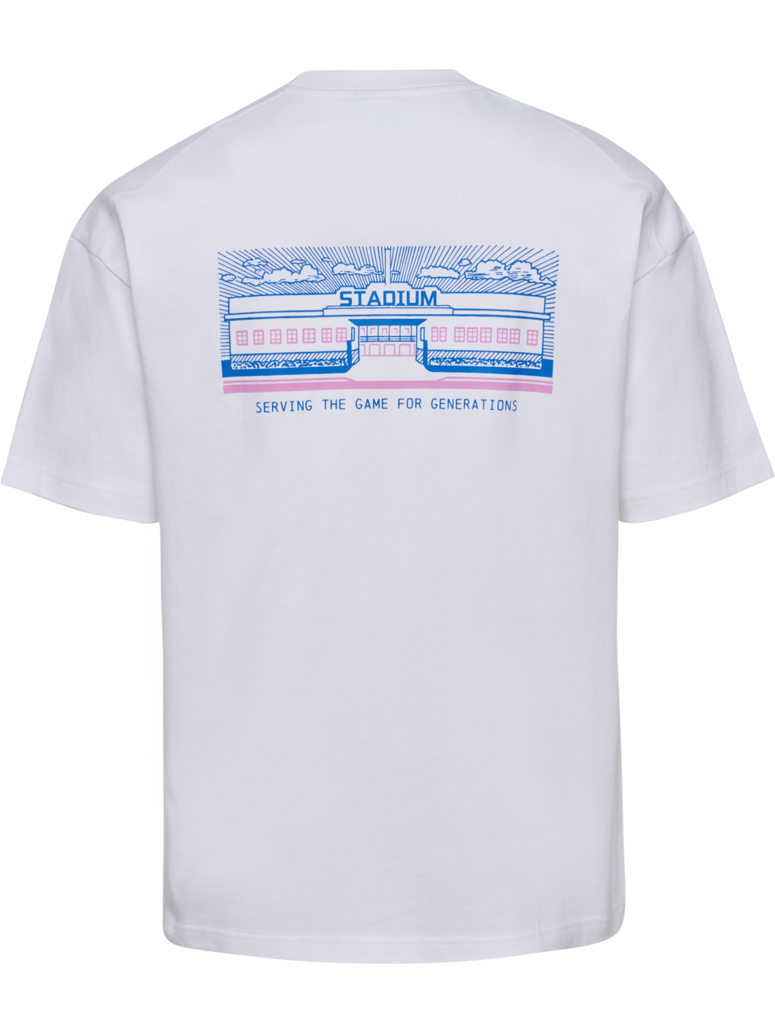 hmlLOOSE T-SHIRT S/S SW STADIUM, WHITE, packshot