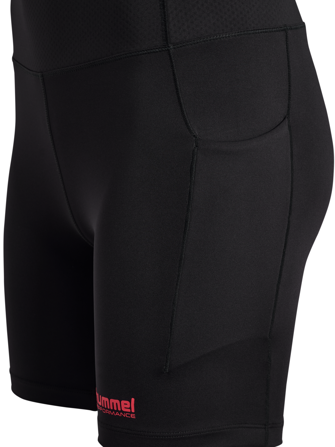 hmlHIIT INTENSITY HW SHORT TIGHTS, BLACK, packshot