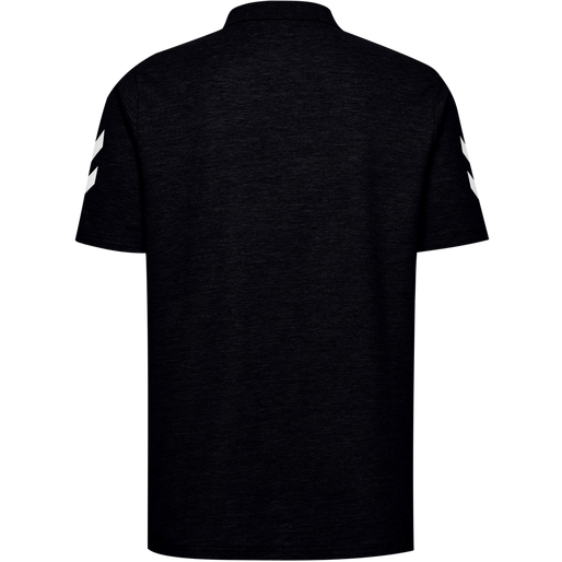 HMLGO COTTON POLO, BLACK HMLGO COTTON POLO, BLACK, packshot