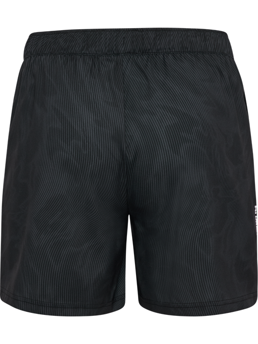 hmlPULSE AOP WORKOUT SHORTS SET, BLACK/EBONY hmlPULSE AOP WORKOUT SHORTS SET, BLACK/EBONY, packshot