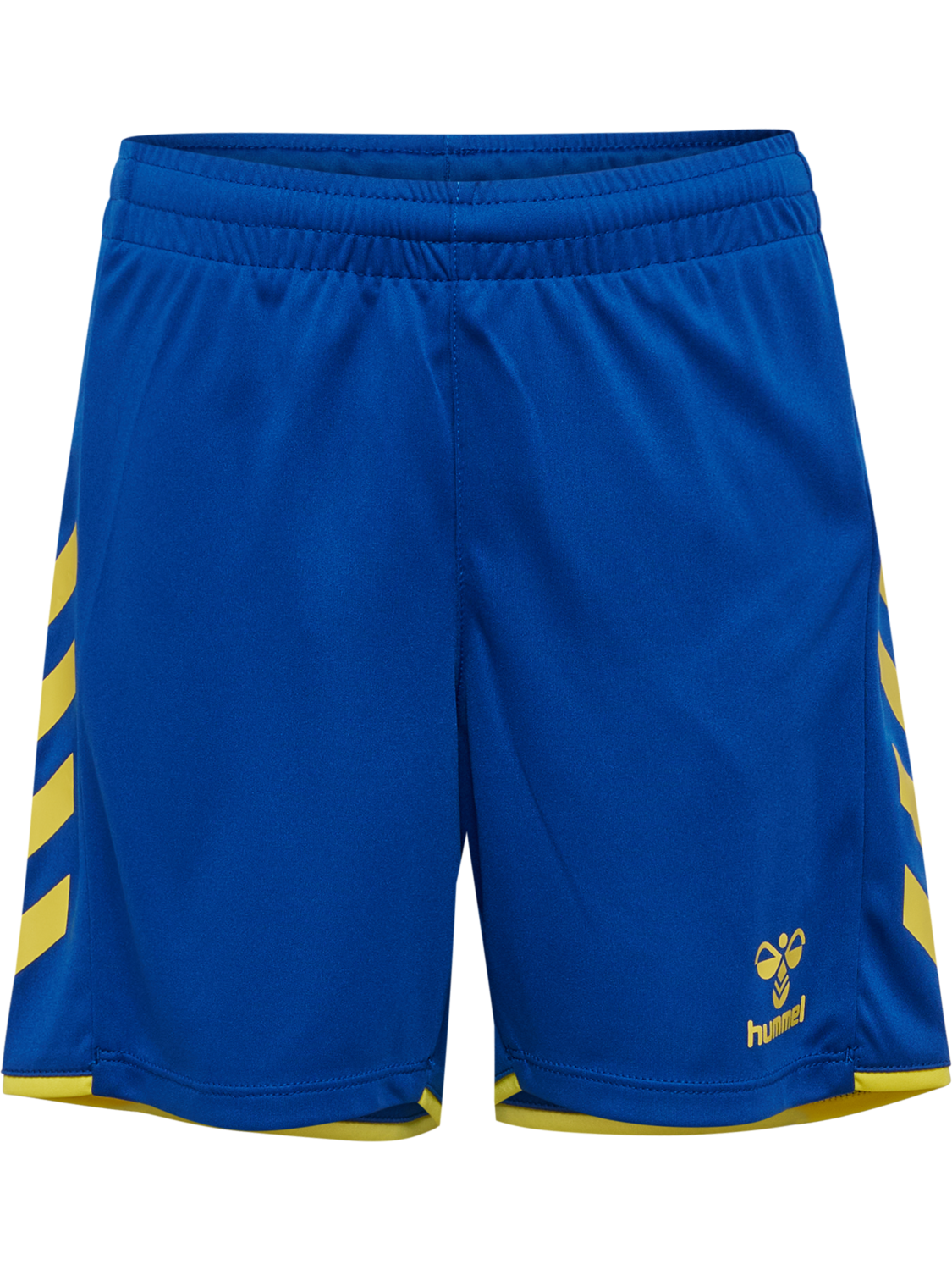 hmlCORE 2.0 SHORTS KIDS, TRUE BLUE/BLAZING YELLOW, packshot