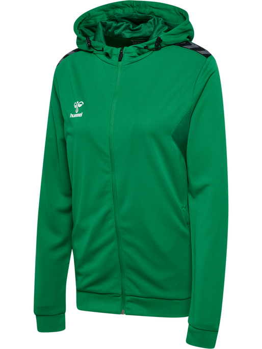 hmlAUTHENTIC PL ZIP HOODIE WOMAN, JELLY BEAN, packshot