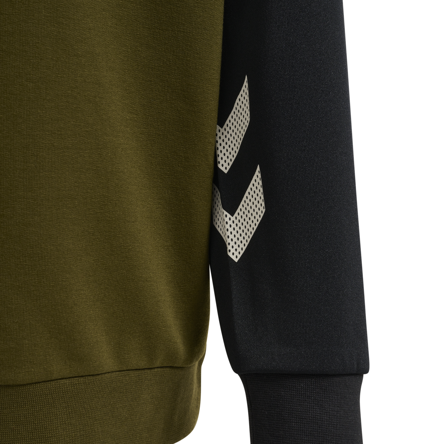 hmlEDWARD SWEATSHIRT, DARK OLIVE, packshot