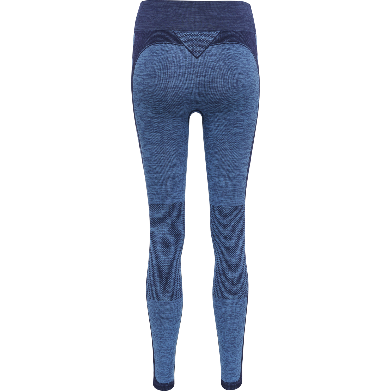 hmlCLEA SEAMLESS MID WAIST TIGHTS, GRANADA SKY/NAVY PEONY MELANGE, packshot