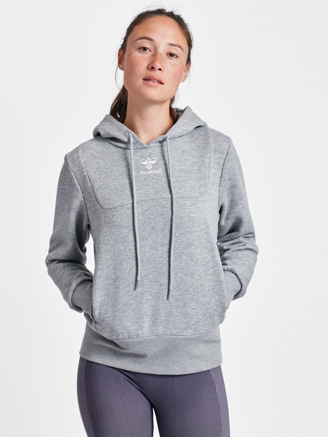 Hummel grey hoodie clearance