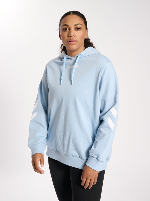 hummel LEGACY WOMAN HOODIE PLUS - CELESTIAL BLUE