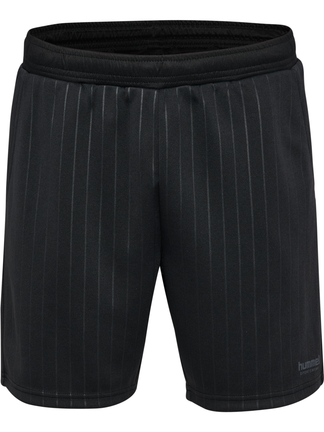hmlSTRIPE SHORTS, BLACK, packshot