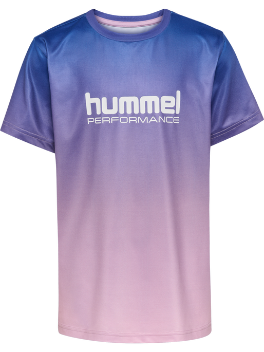 hmlJR GYM T-SHIRT S/S, LAVENDER MIST hmlJR GYM T-SHIRT S/S, LAVENDER MIST, packshot