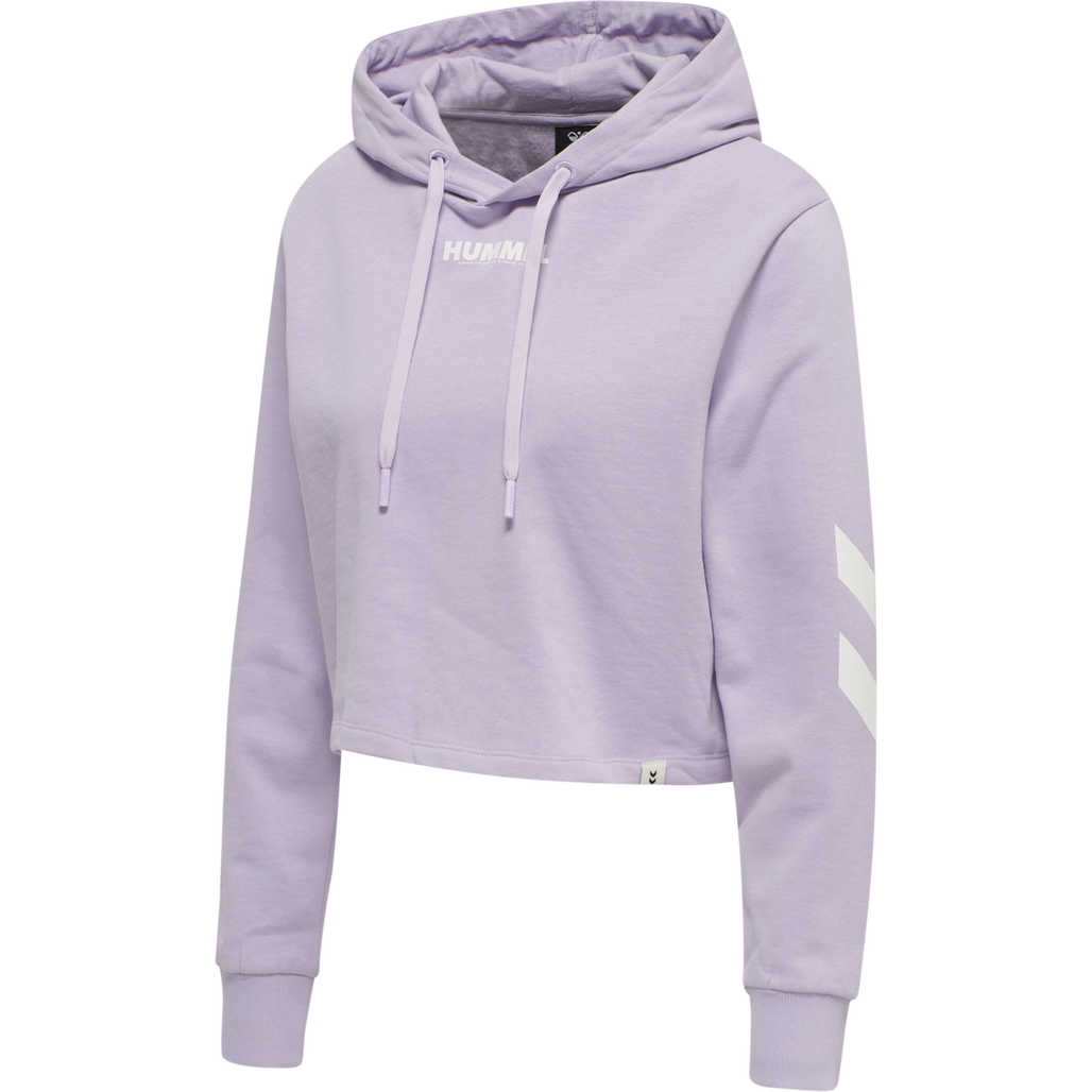 Lilac cropped hoodie shop