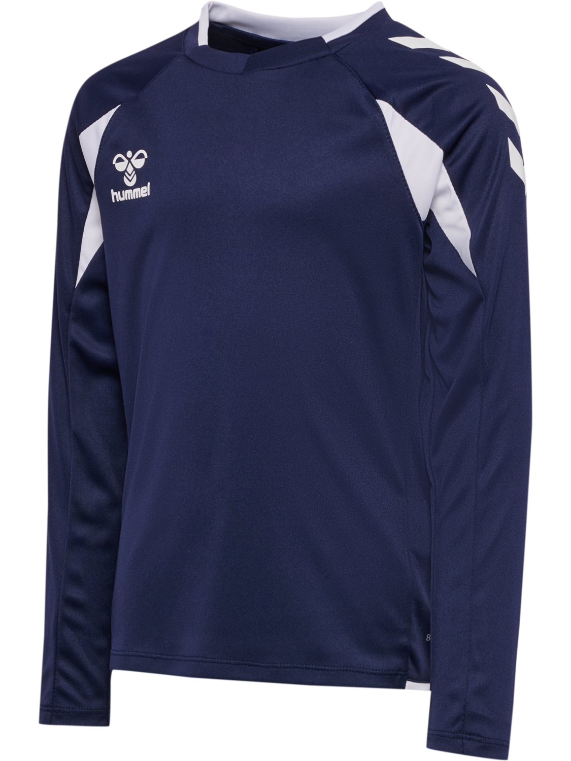 hmlCORE 2.0 JERSEY L/S KIDS, MARINE/WHITE, packshot