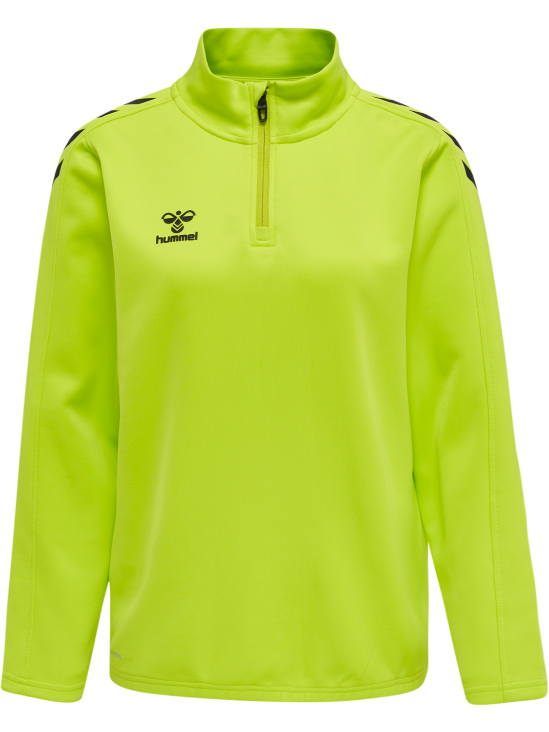 hmlCORE XK HALF ZIP SWEAT WOMAN, LIME POPSICLE, packshot
