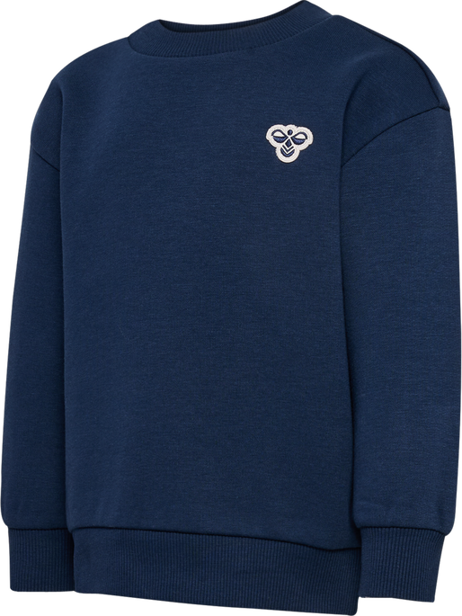 hmlMINI LOOSE CREWNECK BEE, DRESS BLUES, packshot