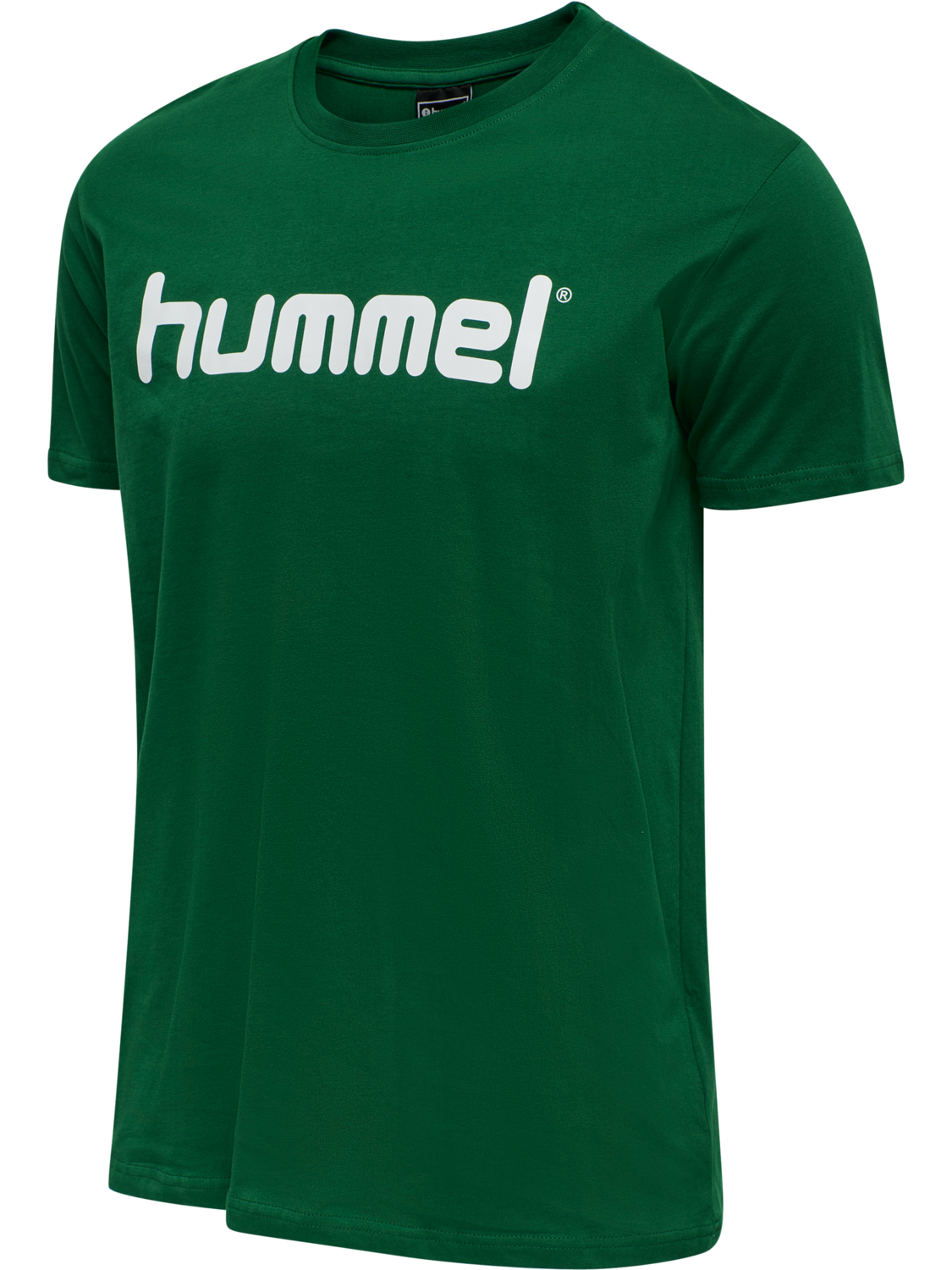 HMLGO COTTON LOGO T-SHIRT S/S, EVERGREEN, packshot