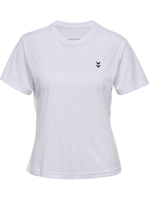 hmlPULSE TRAINING W T-SHIRT S/S, WHITE, packshot