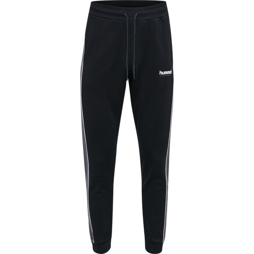 hmlLGC JULIAN REGULAR PANTS, BLACK hmlLGC JULIAN REGULAR PANTS, BLACK, packshot