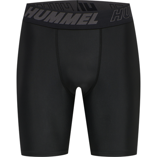 hmlTE TOPAZ 2-PACK TIGHT SHORTS, BLACK, packshot