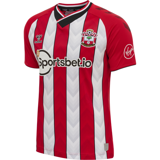 SOU 21/22 HOME JERSEY S/S, RED/WHITE, packshot