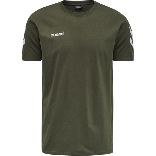 HMLGO COTTON T-SHIRT S/S, GRAPE LEAF HMLGO COTTON T-SHIRT S/S, GRAPE LEAF, packshot