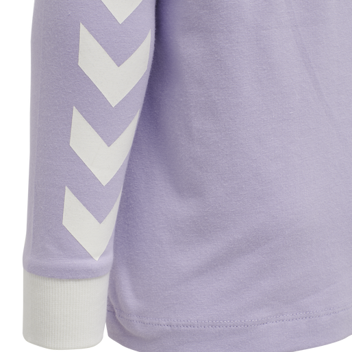 hmlMAUI T-SHIRT L/S, PASTEL LILAC, packshot