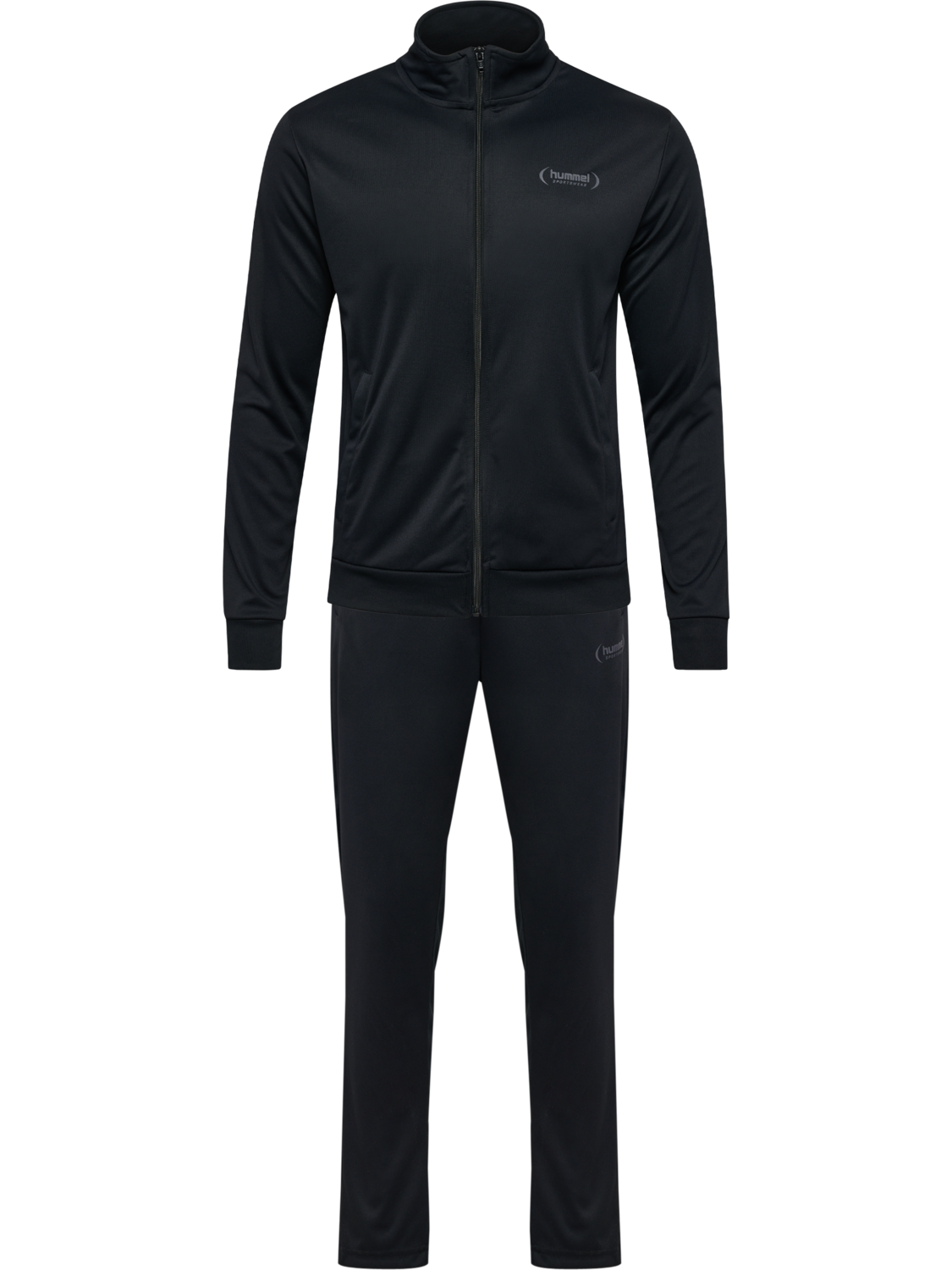 hmlFELIX  POLY TRACKSUIT SET, BLACK, packshot