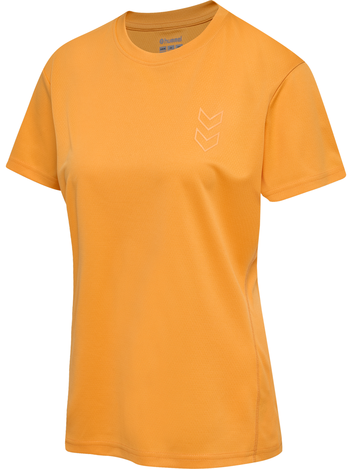 hmlACTIVE PL JERSEY S/S WOMAN, BLAZING ORANGE, packshot