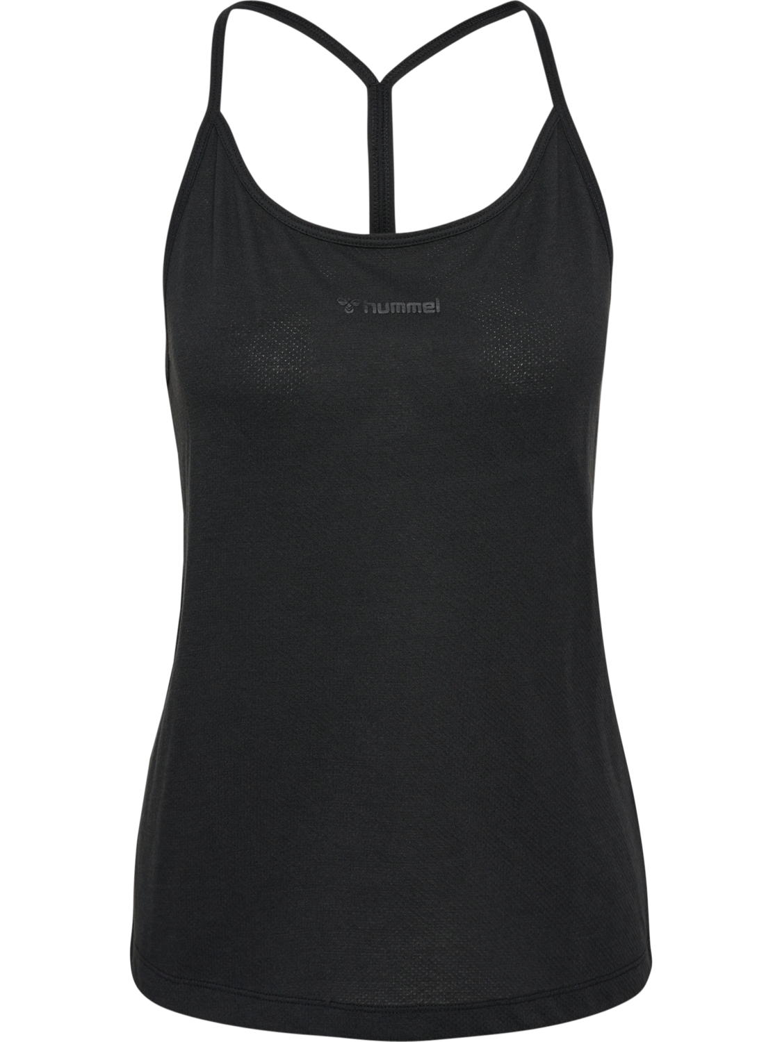 hmlMT VANJA STRAP TANKTOP, BLACK, packshot