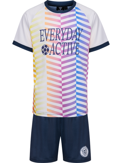 hmlSHIMMER SET, DRESS BLUES/WHITE, packshot