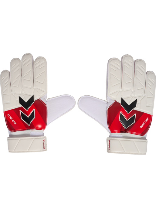 hmlGK GLOVES CORE GRIP, WHITE/RED/BLACK, packshot