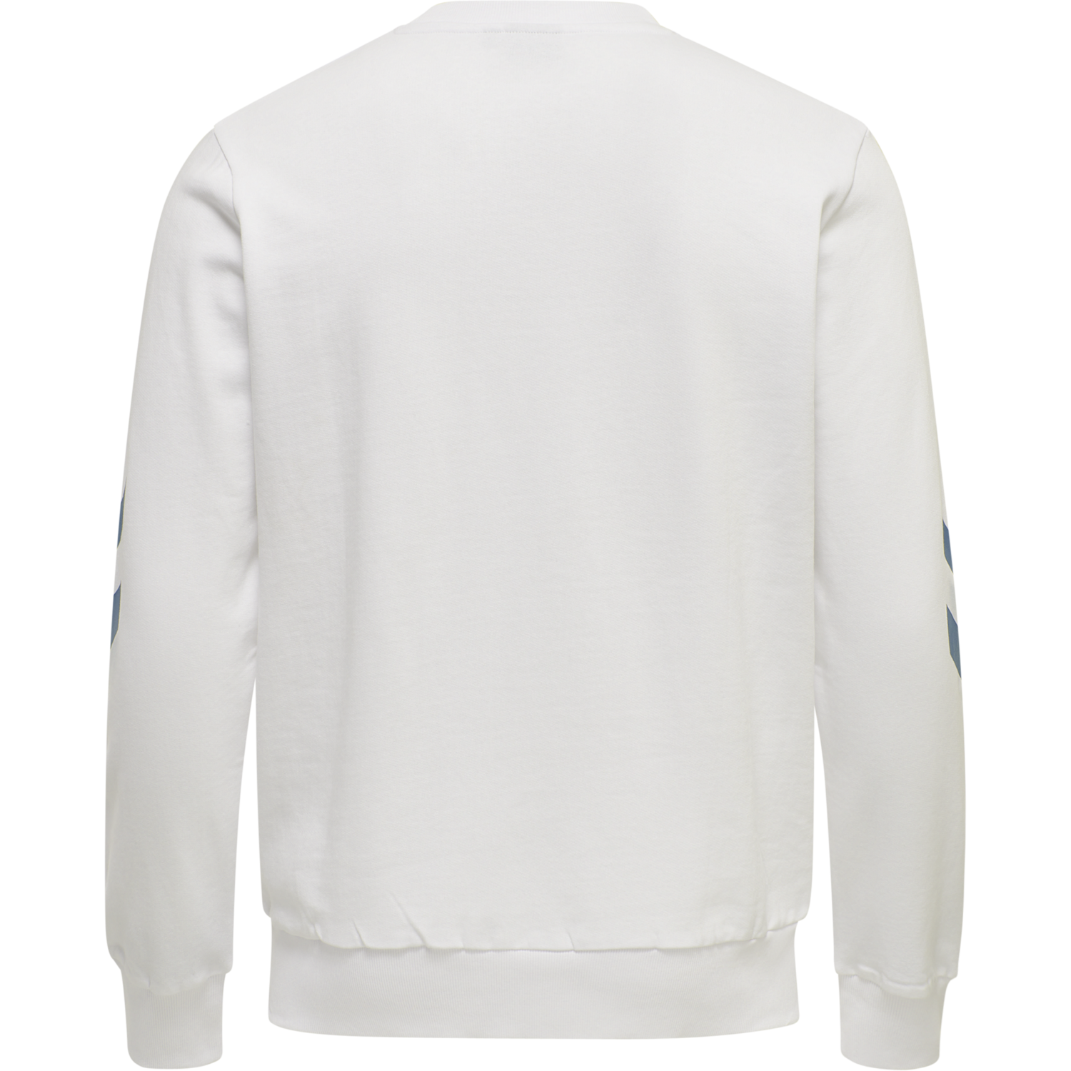 hmlLEGACY SWEATSHIRT, WHITE/DEEP WATER, packshot
