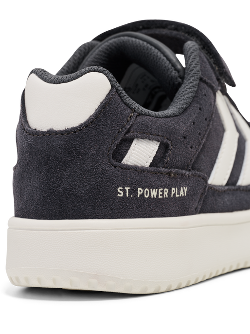 ST. POWER PLAY SUEDE JR, WHITE/OBSIDIAN/BLACK, packshot