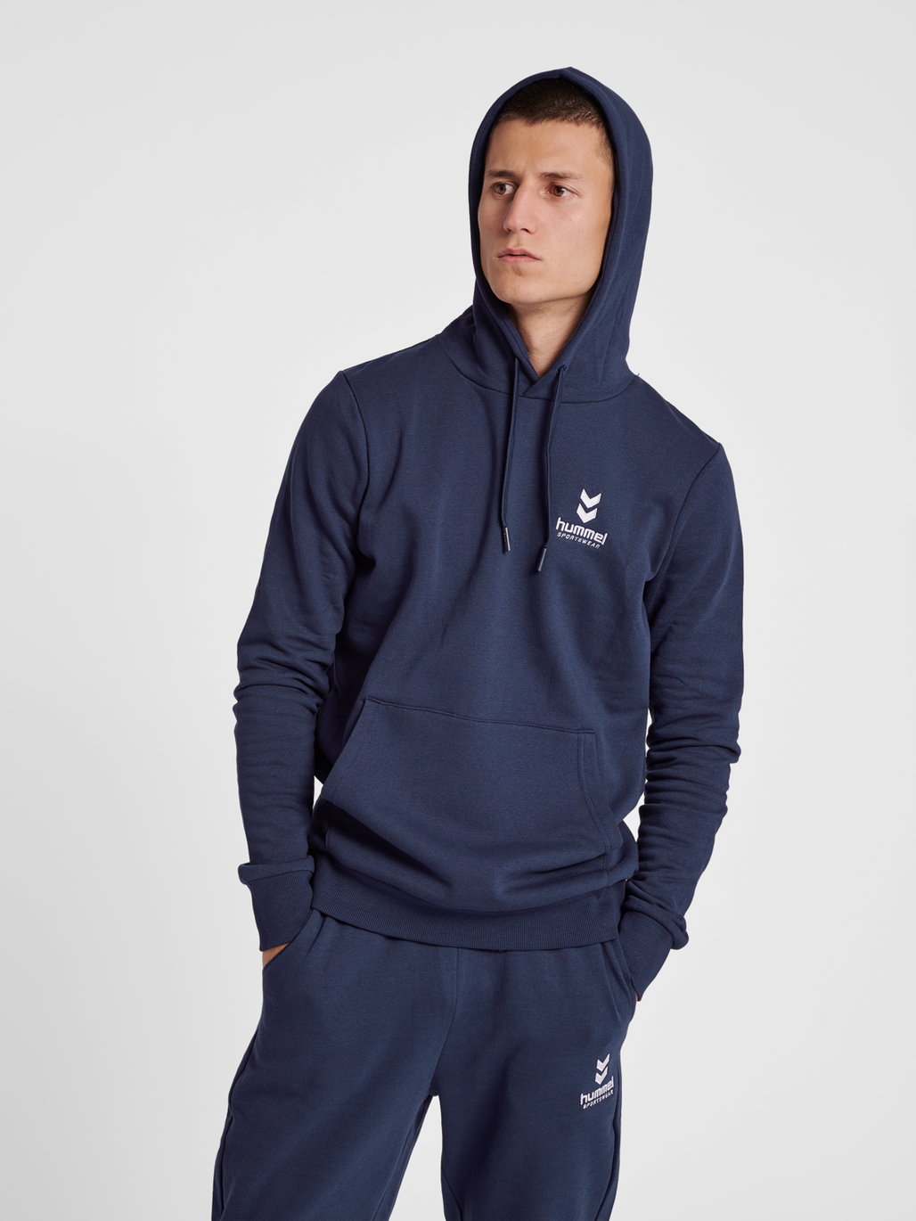 hummel OSCAR HOODIE PEACOAT hummel
