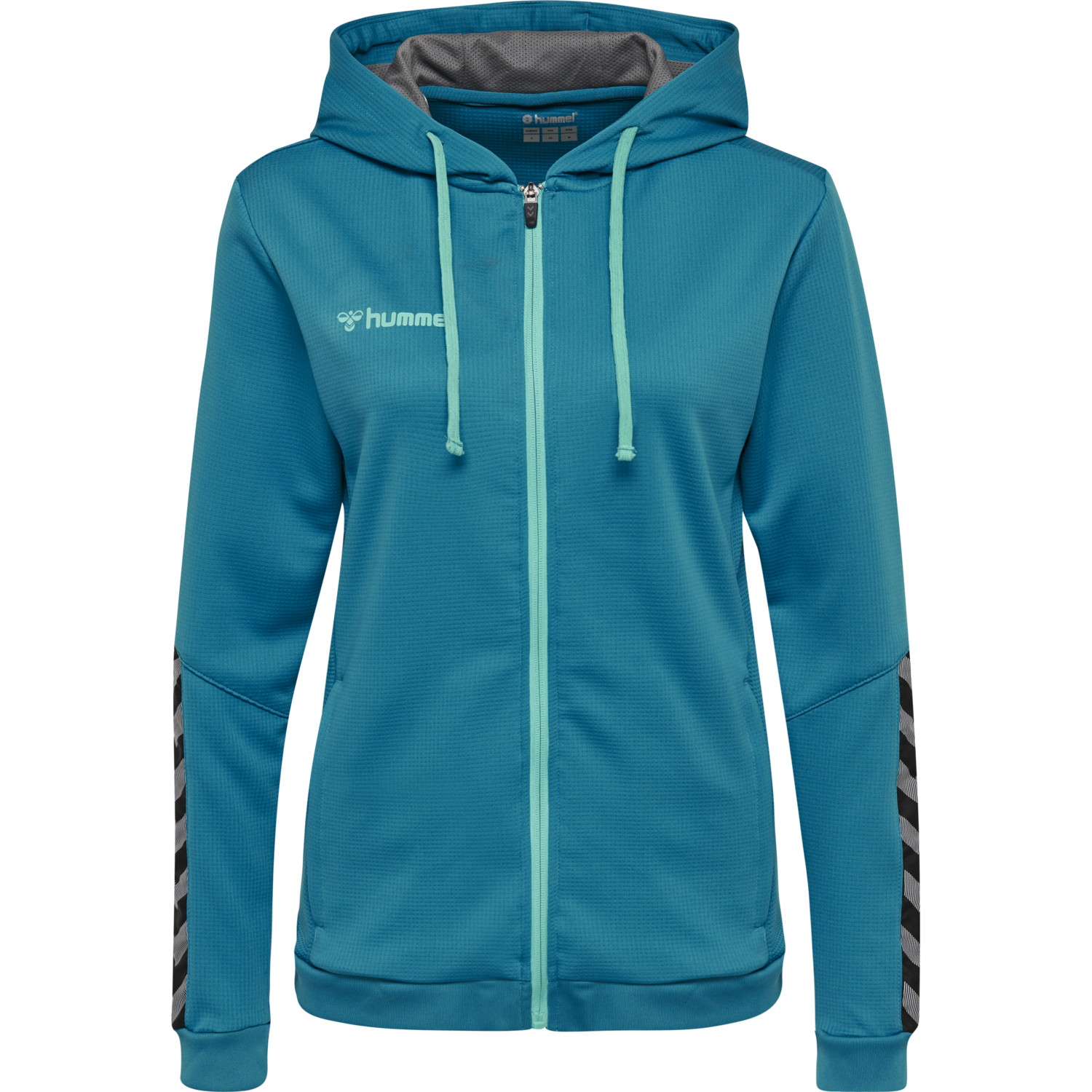 hummel authentic charge poly zip jacket