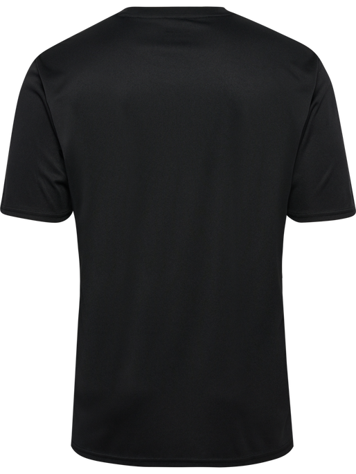 hmlESSENTIAL JERSEY S/S, BLACK, packshot
