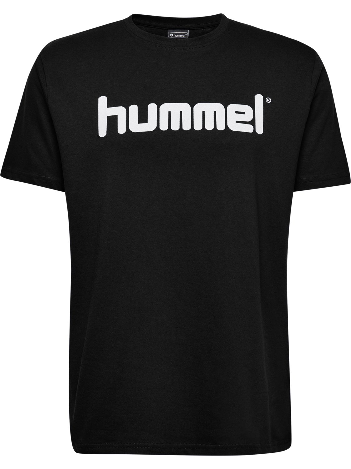 HMLGO COTTON LOGO T-SHIRT S/S, BLACK, packshot