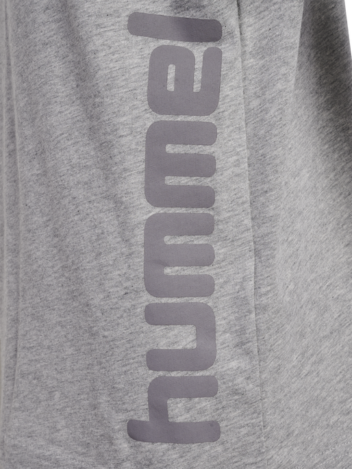 hmlPRINT T-SHIRT S/S, GREY MELANGE, packshot