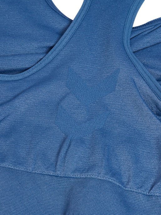 hmlTIF SEAMLESS SPORTS TOP, BLUE HORIZON, packshot