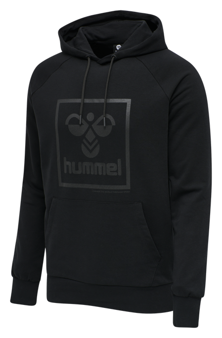 hmlISAM HOODIE, BLACK, packshot