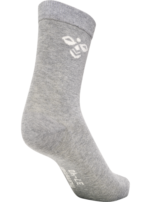 SUTTON 3-PACK SOCK, GREY MELANGE SUTTON 3-PACK SOCK, GREY MELANGE, packshot