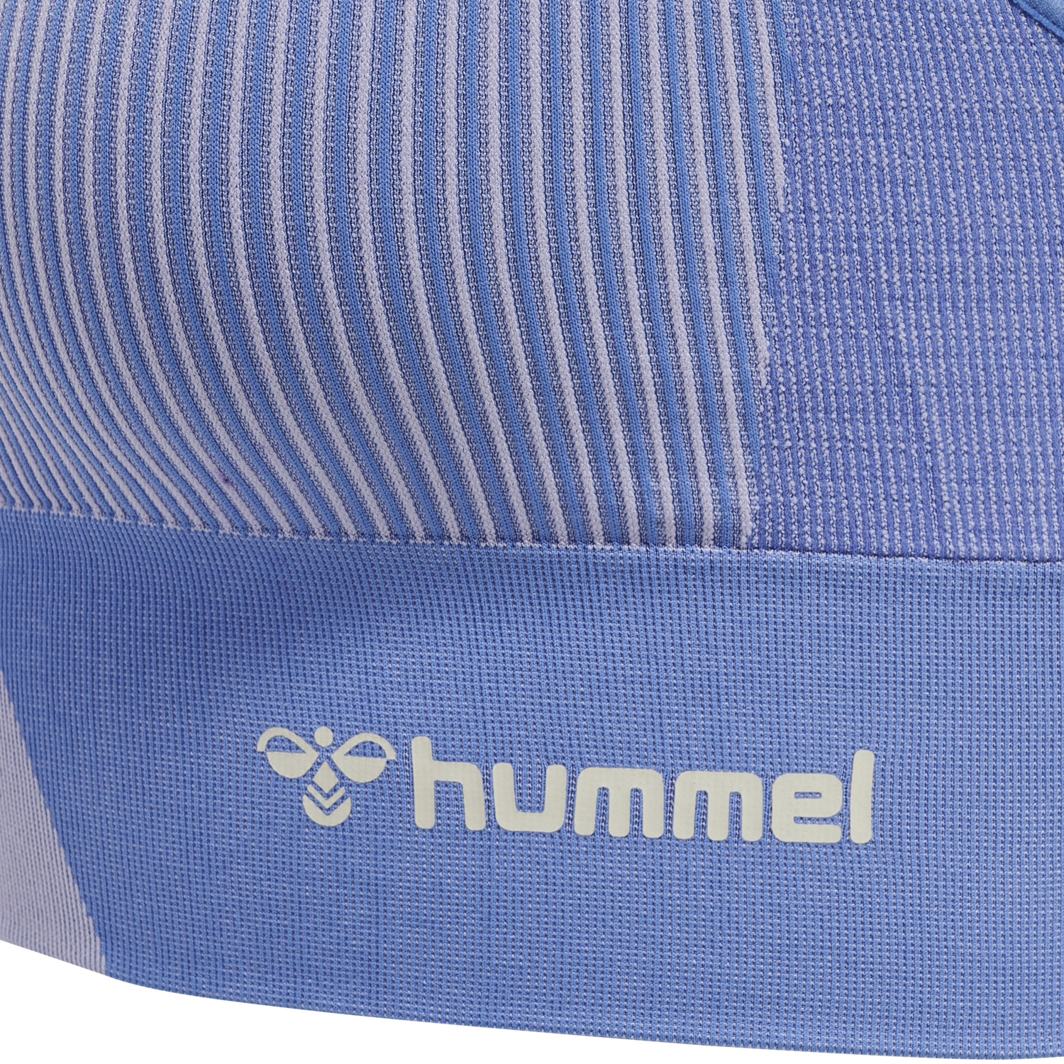 hmlMT UNITE SEAMLESS SPORTS TOP, MARINA/LAVENDER, packshot