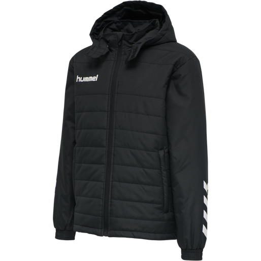 hmlPROMO SHORT BENCH JACKET KIDS, BLACK, packshot