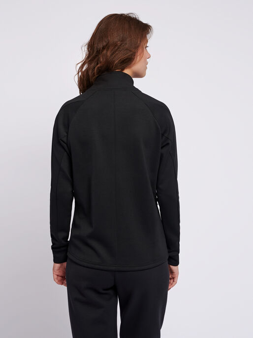 hmlESSI ZIP JACKET , BLACK, model