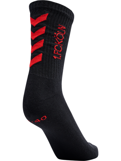 1FCK FUNDAMENTAL SOCKS 3-PACK, BLACK/RED, packshot