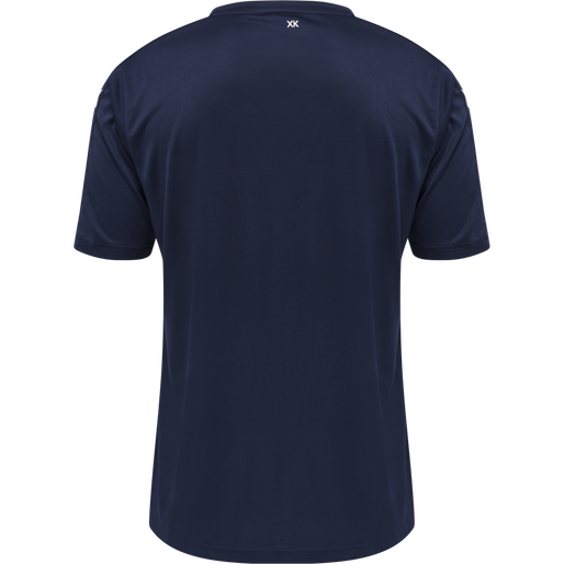 hmlCORE XK STRIPED JERSEY S/S, MARINE/WHITE hmlCORE XK STRIPED JERSEY S/S, MARINE/WHITE, packshot