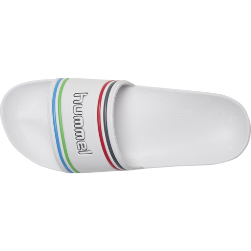 POOL SLIDE RETRO, WHITE, packshot