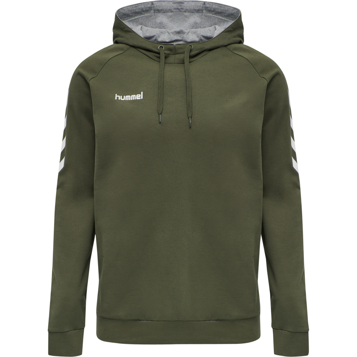 HMLGO COTTON HOODIE, GRAPE LEAF, packshot